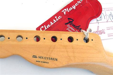 identifier fender numéro de série chine
